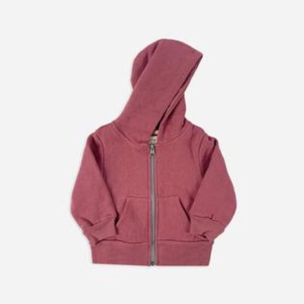 12-18 M Mini Mioche Fleece Lush Hoody in Coral